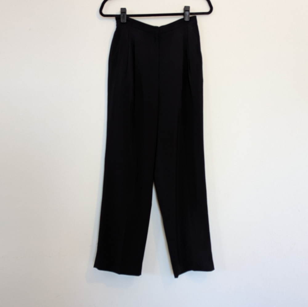 Vintage Kasper Black Pants Size 4P